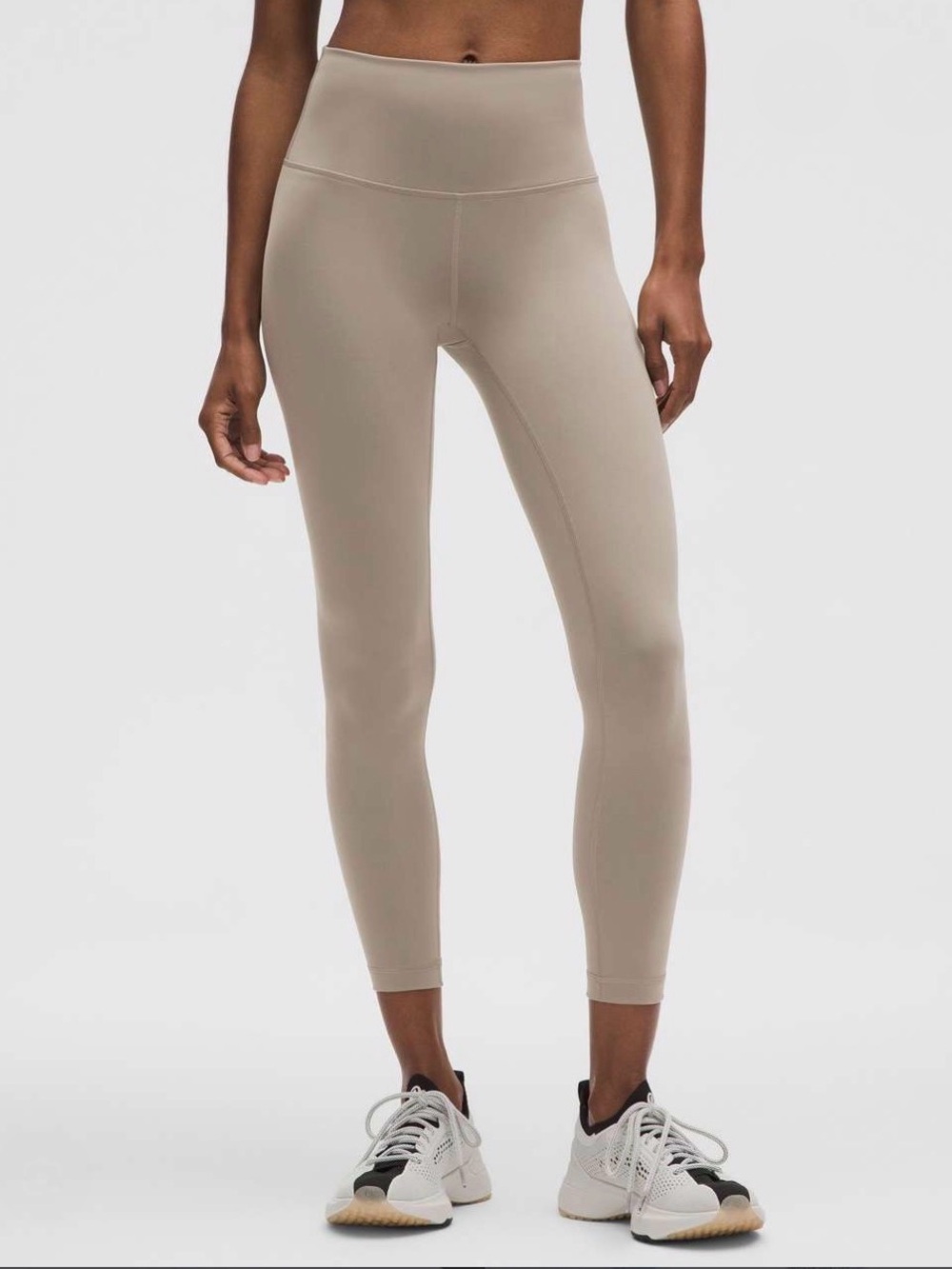 Lululemon Wunder Train High-Rise Tight 25” – Warm Ash Grey – Size 6